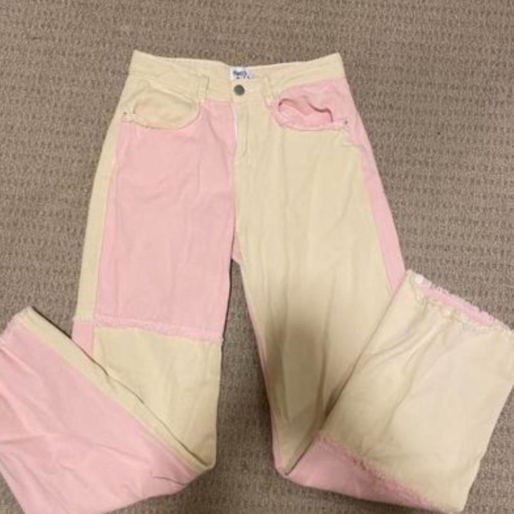 LIKE NEW Princess Polly Patchwork Jeans
